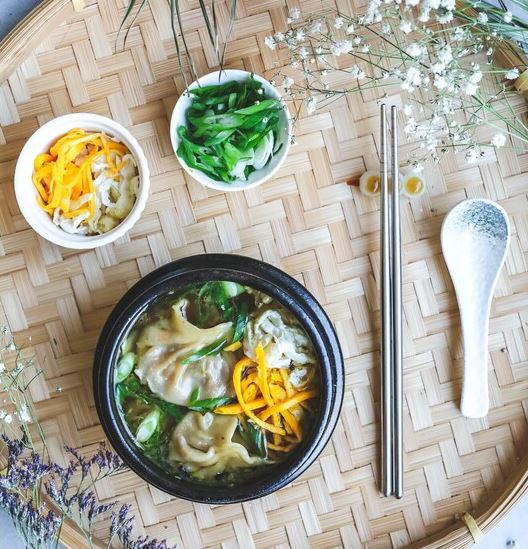 Bánh bao thịt bò nướng Hàn Quốc