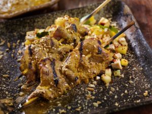 美味食譜 野炊風 新加坡牛肉沙爹配ROJAK沙拉 1